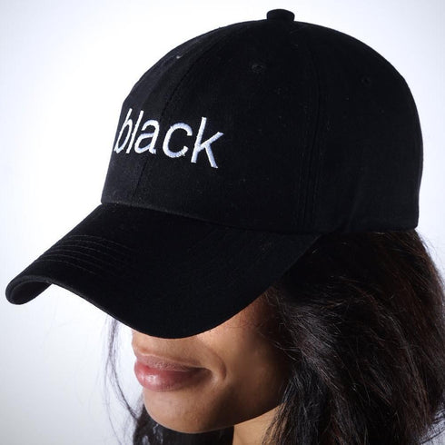BLACK (strapback cap)